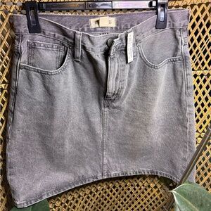 NWT Dark Wash Denim Madewell Skirt